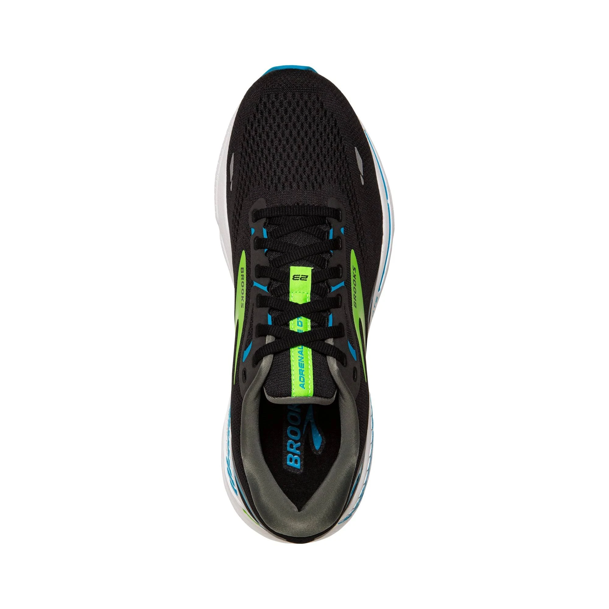Brooks Adrenaline GTS 23 Men\'s Running Shoes Black Hawaiin Ocean Green Size‎ 12 Brooks Adrenaline GTS 23 Black Hawaiian Ocean for sale | eBay main image 4