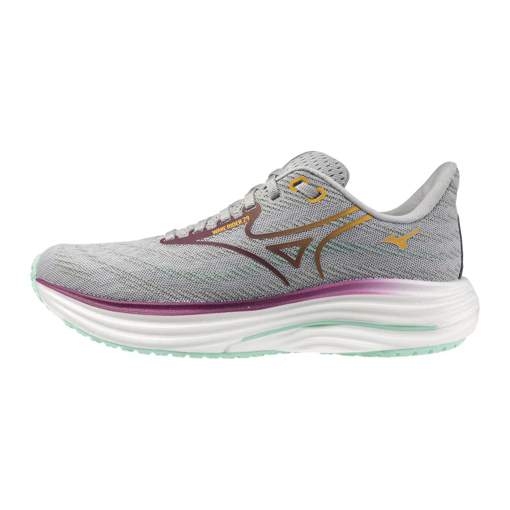 superwave Mizuno USA Inc. Women's WAVE RIDER 29 Harbor Mist/Dark Purple