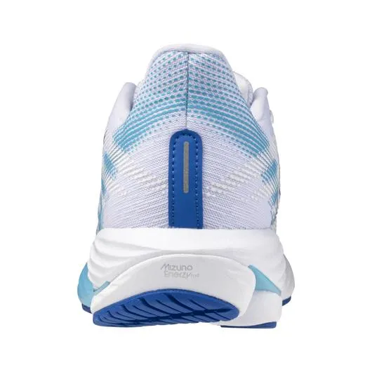 Mizuno USA Inc. WOMEN'S WAVE RIDER 28 WHITE/MUGEN BLUE
